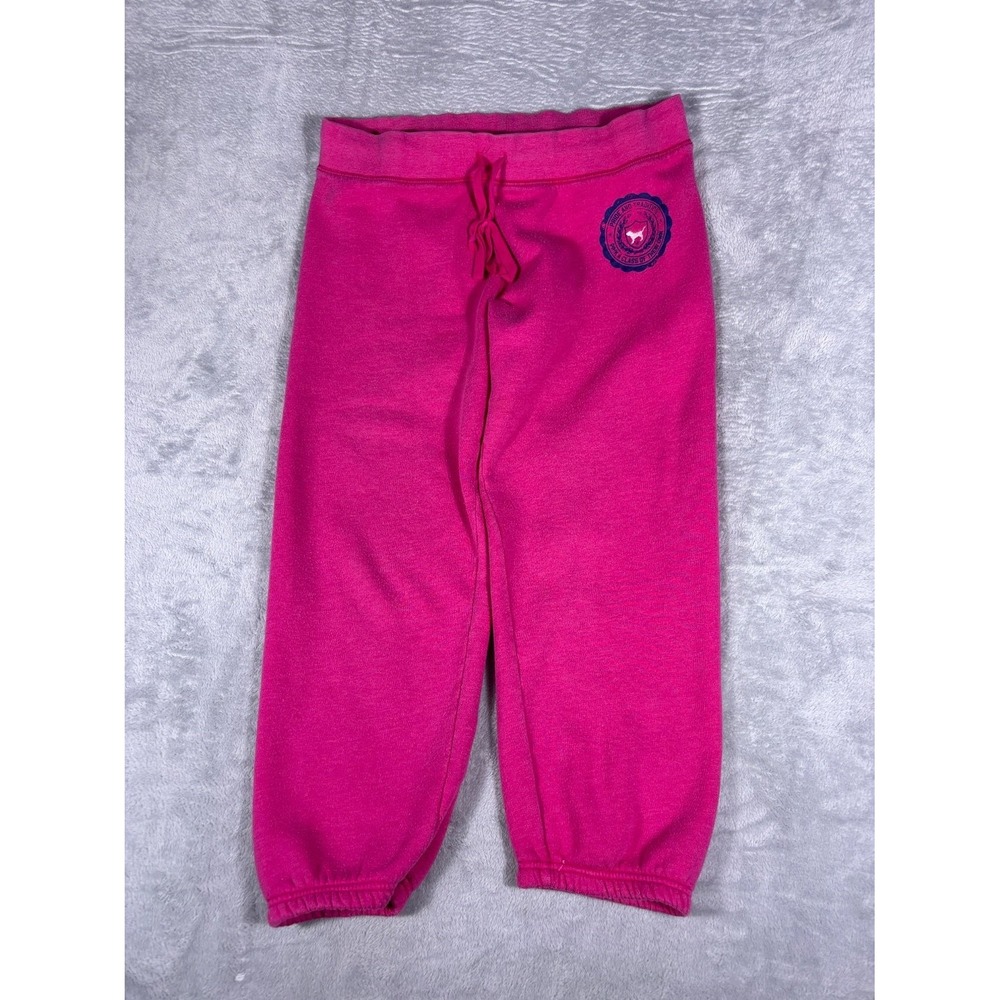 Y2K Victoria's Secret Pink My Favorite Sweats Womens L Cropped Sweatpants